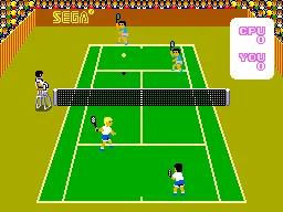 Super Tennis (USA, Europe) — Sega Master System — скриншот