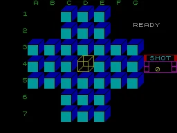 Solitaire — ZX Spectrum — скриншот