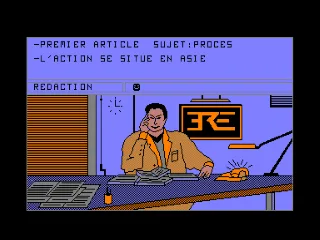 Scott Winder Reporter — Amstrad CPC — скриншот