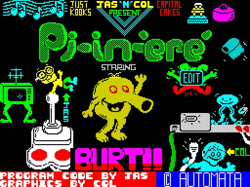 Pi-In'Ere — ZX Spectrum — скриншот